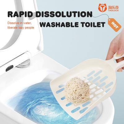 Cina SGS Tofu Cat litter può essere direttamente scaricato in bagno con il 98% di deodorazione. in vendita