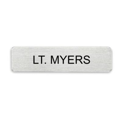 China Sustainable Custom Engraved Metal Name Tag for sale