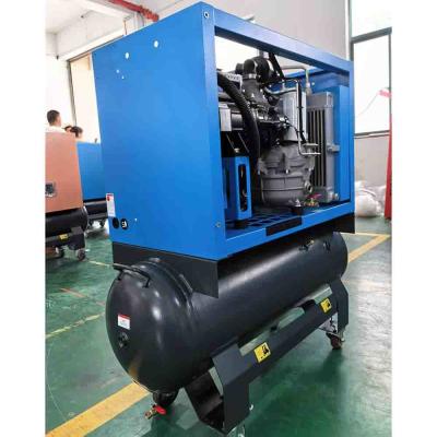 中国 単相圧縮機 3HP 5HP 6HP 7HP 10HP 12HP 2イン 1 モデル スクリュー型圧縮機 220V 販売のため
