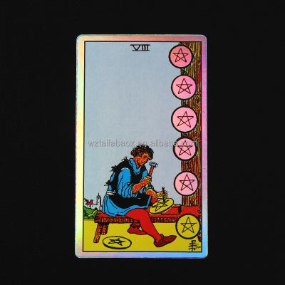 China Entertaiment Playing Cards Wholesale Gilding Tarot En Espanol Oracle Cartas Custom Printing Deck Tarot Card for sale