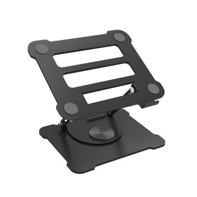 China New Arrival (Height) Height Adjustable Foldable Metal Pivot Low Angle Durable 360 Rotating Notebook Stand Stable Laptop Stand for sale