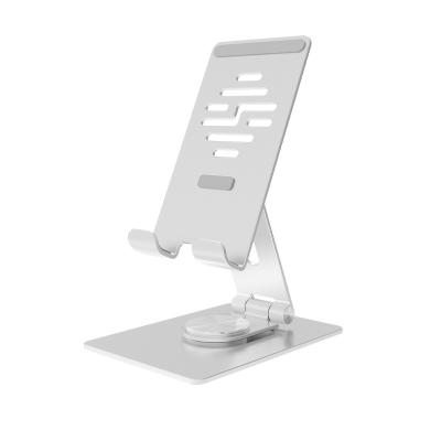China 360 Degree Rotating Adjustable Aluminum Foldable 360 Degree Rotating Adjustable Height Support Portable Mobile Phone Stand Tablet Compatible Holder for sale