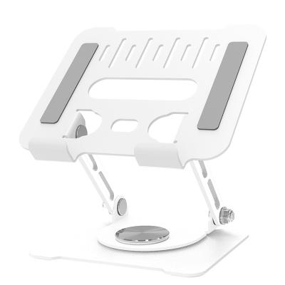 China 360 Degree Rotating Sturdy Stand Space Saving Universal Adjustable Tablet Foldable 360 Degree Rotating Metal Tablet Stand for iPad pro/air/mini for sale