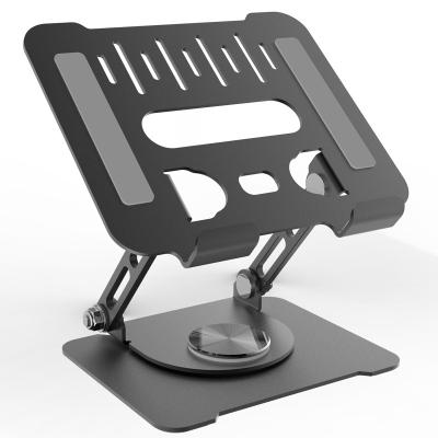 China 360 Degree Rotating Adjustable Portable Tablet Stand Foldable 360 Degree Rotating Metal Tablet Stand for iPad pro/air/mini for sale