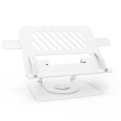 China (Size) Newest Adjustable Foldable Reading Book Stand Base 360 Rotating Metal Laptop Stand Portable Stand for sale