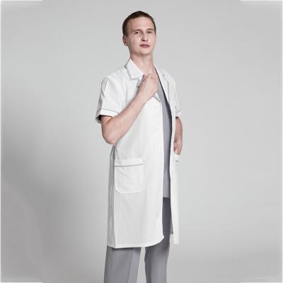 China Factory Price Medical Unform Breathe Doctor High-Elastic Cotton Scrub Sets Operating Room Sanatorium Shorts Sleeves Tops Pants Men Uniform Women for sale