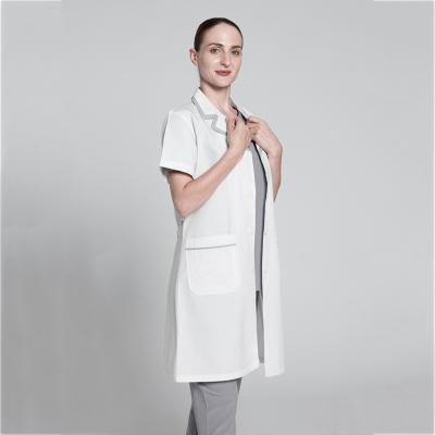 China Medical Unform Factory Directly Supply Bacteriostasis Operating Room Beauty Salon Quick Dry Surgeon Cotton Short Sleeve Work Doctor Uniforms for sale