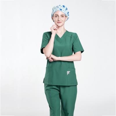 China Bacteriostasis Operating Room Beauty Salon Cosmetologist Garment Polyester Hand Washing Medical Professional Quick Drying Suit Bacteriostasis Unform for sale