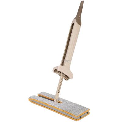 China Sustainable High Quality Bedroom Living Room Dining Room Rectangle Flip Mop Double Sided Flip Mop for sale