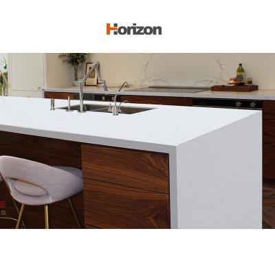 China Durable Countertops white quartz stone Low silica stone production line Crystal Stone for sale