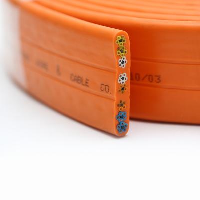 China Flexible Cable Traveling for Elevator, Flat Cable for sale