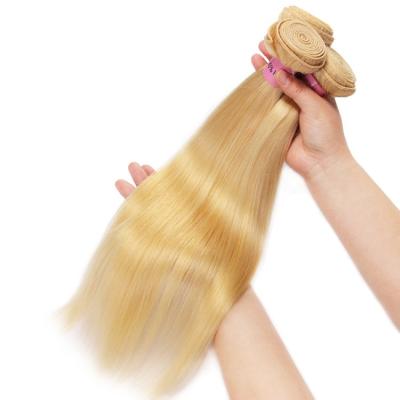 China Silky Straight Wave 613 Straight Blonde Color Women Remy Human Hair Hair Extension For 30 Inch Hair Bundles Brazilian Weave 613 for sale
