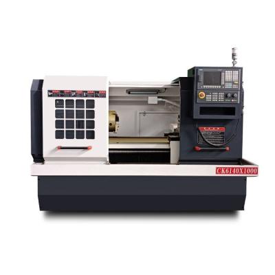 China Flat Bed CK6140 CNC Lathe Machine 750/1000mm Distance Between Two Centers for sale