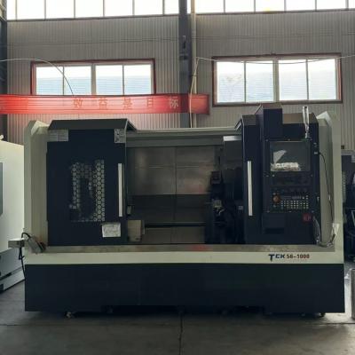 Cina TCK56 750mm 10 pollici Tasta idraulica e riposo fisso in vendita
