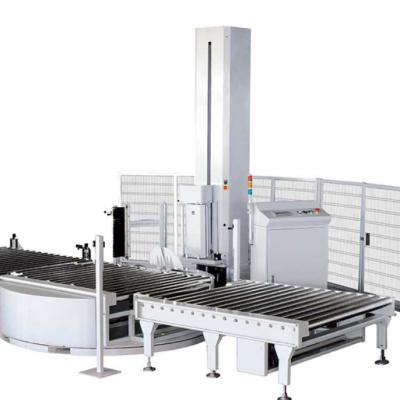 China YanMao Food Stretch Film Pallet Stretch Wrapping Film Full Automatic Online Tray Pallet Stretch Winding Wrapping Machine for sale