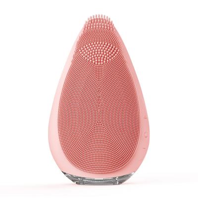 China 2022 New Product Ultrasonic Electric Face Cleansing DEEP Cleansing Instrument Sonic Silicone Facial Cleansing Brush for sale