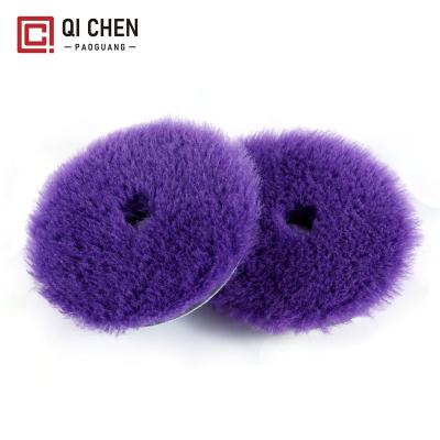 China Polishing of automobile paint 6 inch soft wool foam polishing pad 130 mm automotive cleaning polishing machine polishing pad for sale