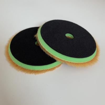 China Car Body Car Polisher Wool Pad 6 Inch Car Auto Polish Polishing Pad Circular Sponge Lambswool Polishing Pad 6 Inch Wool Pad for sale
