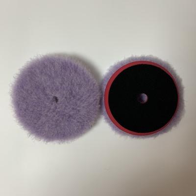 China Car Body DA Machine Wool Selling Polishing Pad Best 5 Inch Auto Care Cotton Pad Polishing Self Adhesive Buffing Wheel for sale