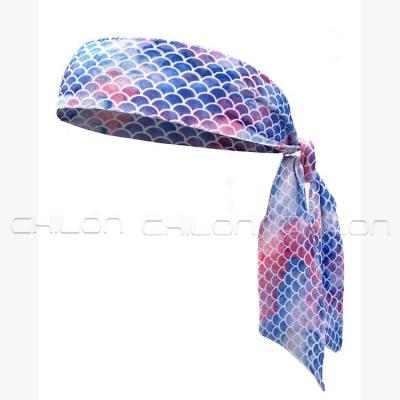 China Free Design Sublimation OEM Logo Basketball Polyester Spandex Bulk Sports Breathable Custom Headband for sale