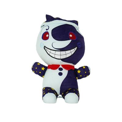 China Sundrop BOSS FNAF Clown Sun Doll Cartoon Plush Toy Midnight Purple Spot Cotton Harem Doll Cartoon Plush Toy for sale