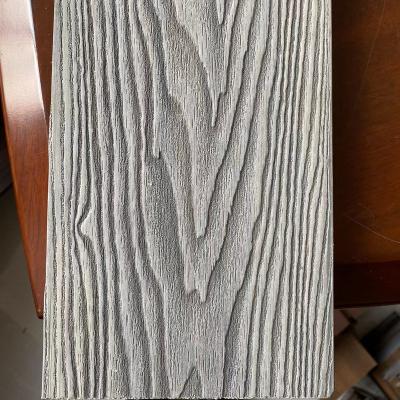 China Environmental 2023 Hot sale out door WPC flooring , 3D deep wood grain , garden flooring 147*21mm for sale