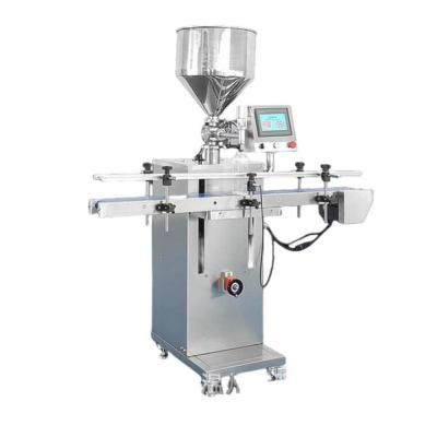 China Automatische servomotor Warme saus Ketchup Jam Jar Lotion Cosmetische crème Shampoo Honingfles Vloeibare pasta vulmachine Te koop