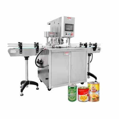 China Automatische Tischkappenversiegelungsmaschine für Milchpulver Farbe Getränk Lebensmittel Sardinen Thunfisch Blechdosen Fabrikpreis zu verkaufen