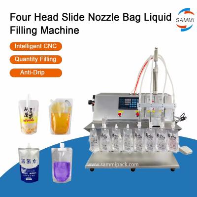 China Precio de fábrica Bolsa de chorro semiautomática Máquinas eléctricas de llenado digital Bolsa de chorro para bebidas alimenticias en venta