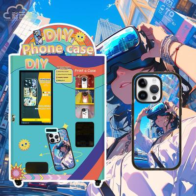 China 300kg White Steel Phone Case Printing Vending Machine With 1.5Pi Droplet for sale