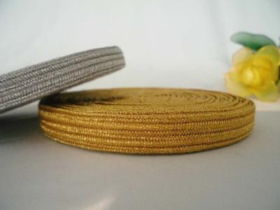 China High quality Gold and siver thread Ribbons for sale
