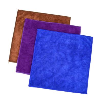 China 300g/m2 Car Wash Towel 30*30cm Super Thick Quick Dry Fiber Car Cleaning Absorbent Towel for sale
