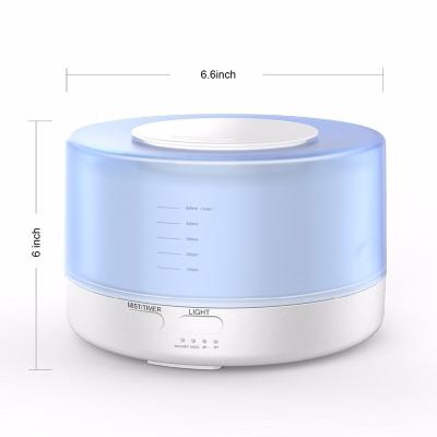 China Fashional 300ml Aromatherapy Oil Diffuser Air Humidifier with 7 Color Changing LED Lights Diffuse Aroma for Home Ultrasonic Mist for sale