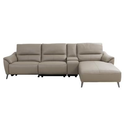 China MANWAH Cheers New Product Adjustable Delicate Living Room Furniture Extended (Height) Sectional Leather Sofa for sale
