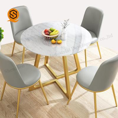 Chine L'OIN en pierre de table de salle à manger d'anti d'huile de restaurant marbre moderne de Tableau a approuvé à vendre