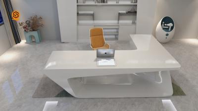 Chine GV exécutif de contreplaqué de forces de défense principale de bureau de bureau de longueur de 180cm avec le Cabinet latéral à vendre