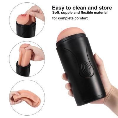 China RoHS Automatic Aircraft Cup Silicone Male Masturbator 3.15x7.68inch for sale