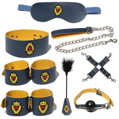 중국 SM 8pcs 속박 손목과 발목 팔목 조정 가능한 초심자 BDSM 키트 판매용