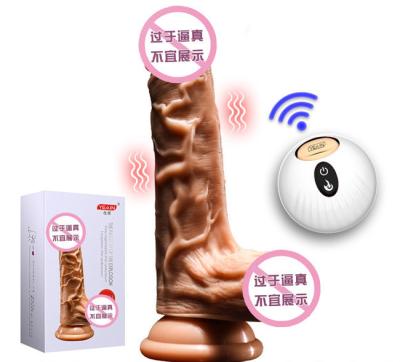 Chine Péristaltisme Massager vibrant 215x32mm de pénis de 360 degrés de grande taille à vendre