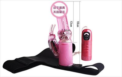 Chine La courroie lesbienne de stimulateur sur le godemiché de pénis arment 360 tournant à vendre