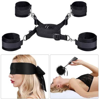 중국 로에스 가죽 BDSM 벨트 수갑 성인 성행위는 채찍질하는 사람 사랑 스트랩을 장비를 답니다 판매용