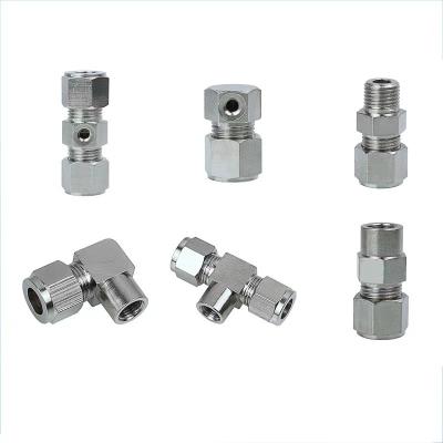 China Hose lines plug in 304 stainless steel quick twist connector quick screw coupler direct link end common three way connector for sale