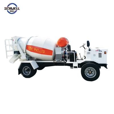 China New Design Mini Concrete Truck Mixer Carrier Car 3tons for sale
