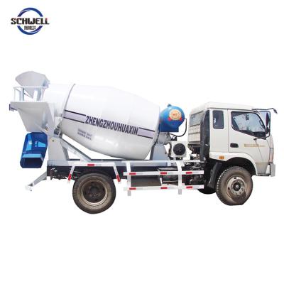China New Design 3 Cubic Meter Concrete Transit Mixer Truck Cement Transport Car 12tons for sale