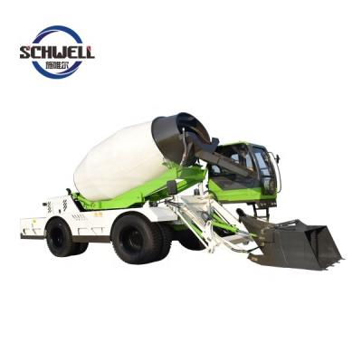 China Hotels 6.5 Cubic Meter Self Loading Mobile Concrete Mixer for sale