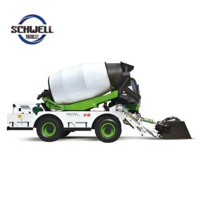 China Hotels Small 1.2 Cubic Meter Self Loading Concrete Mixer Truck for sale
