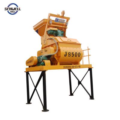 China New style js500 800 L mixer concrete mixing machine for sale