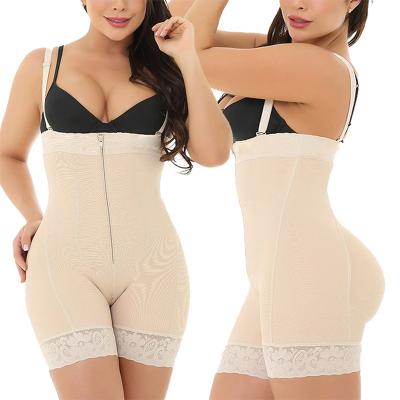 China Shapewear butt shaper Comfortable Shoulder Strap Adjustable Solid Color Shapewear For Women Seamless Body Shapers For Women for sale