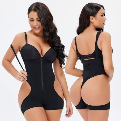 China Fajas Colombianas 6XL Colombian Butt Lifter Panties Invisible Body Shaper Sculpting Bodysuit Shapewear For Women for sale