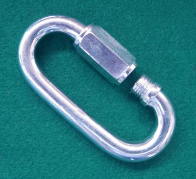 China AISI304/316 Stainless Steel Quick Link Screw Lock Carabiner Hook for sale